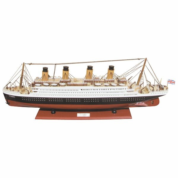 Schiffsmodell der Titanic ca. 80 x 29 cm